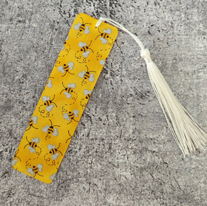 Fabric Bookmark - Bees