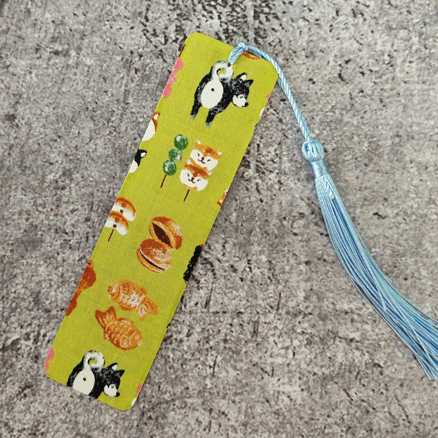 Fabric Bookmark - Shiba Inu